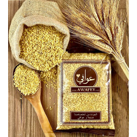 AWAFEY Gelber Bulgur Grob 900g