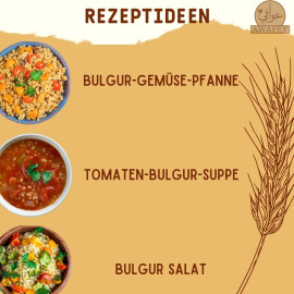 AWAFEY Gelber Bulgur Grob 900g