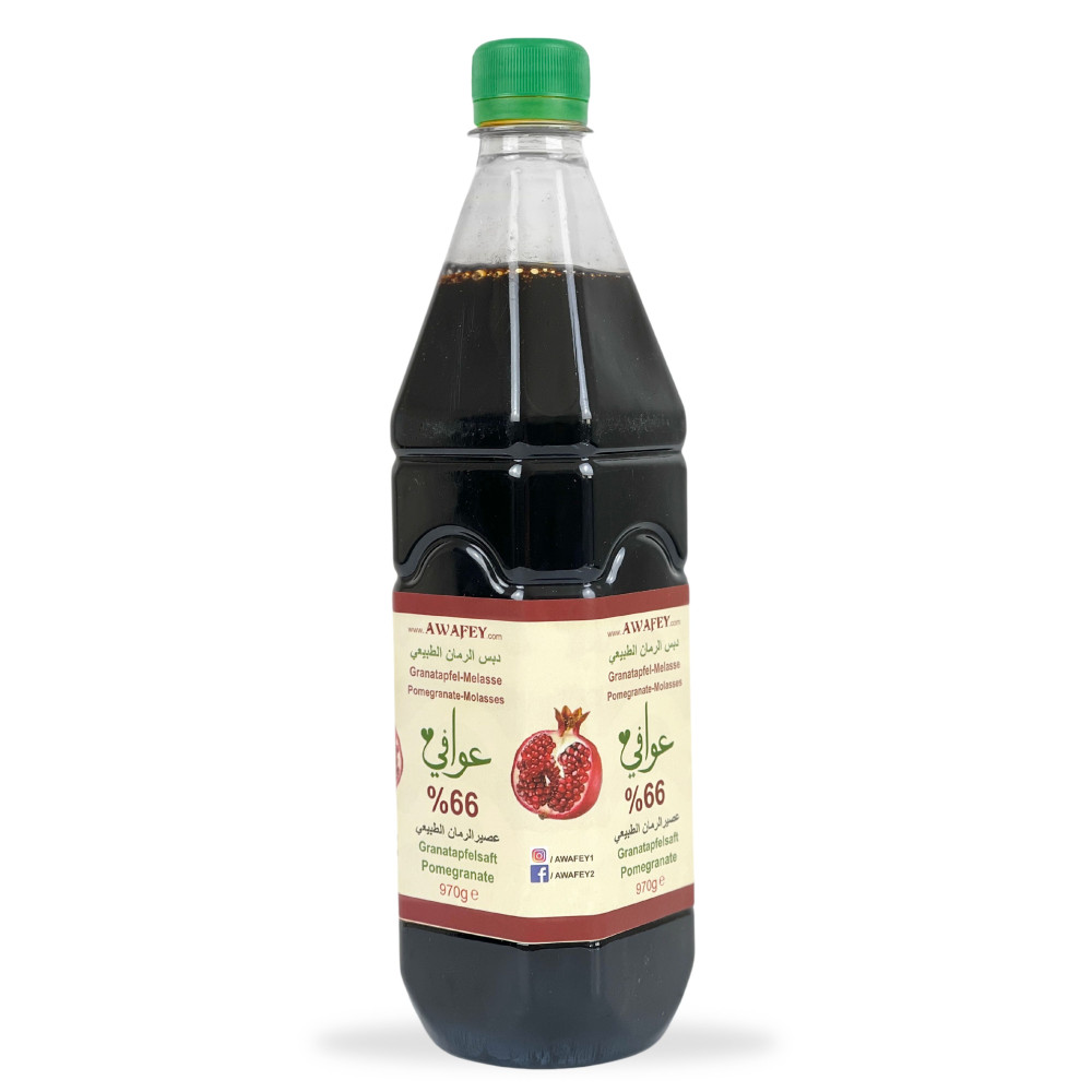 AWAFEY Granatapfel Melasse aus 66% Granatapfelsaft 970 g ( 0.565€/ 100g)