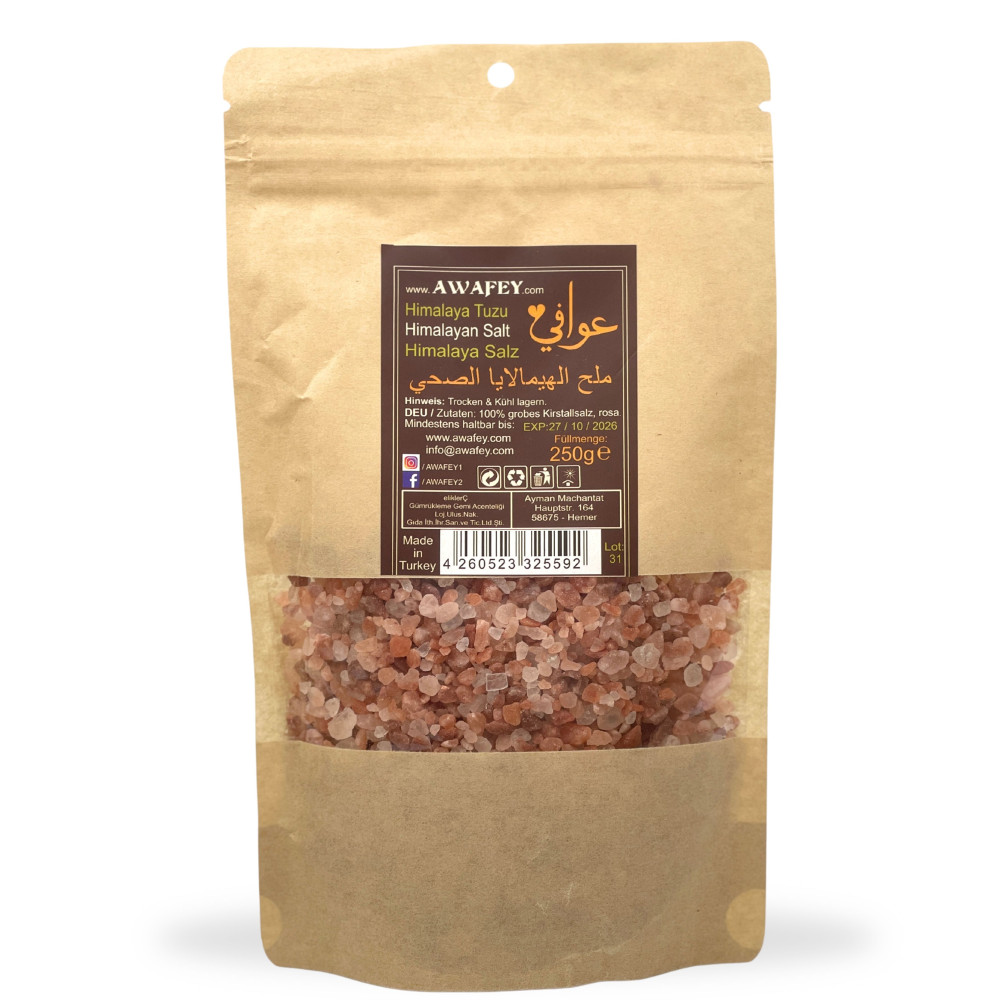 AWAFEY Himalaya (Rosa) Grob Kristallsalz 250g 