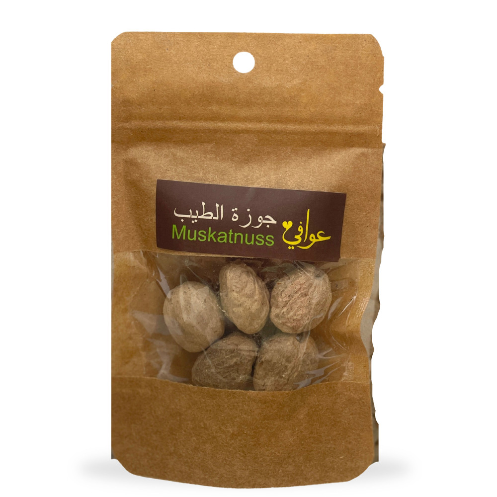 AWAFEY Muskatnuss Ganz 25g