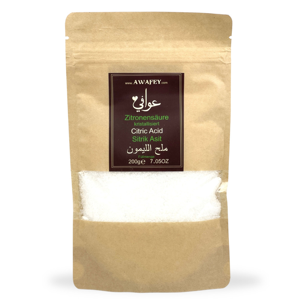 AWAFEY Zitronensäure 200g