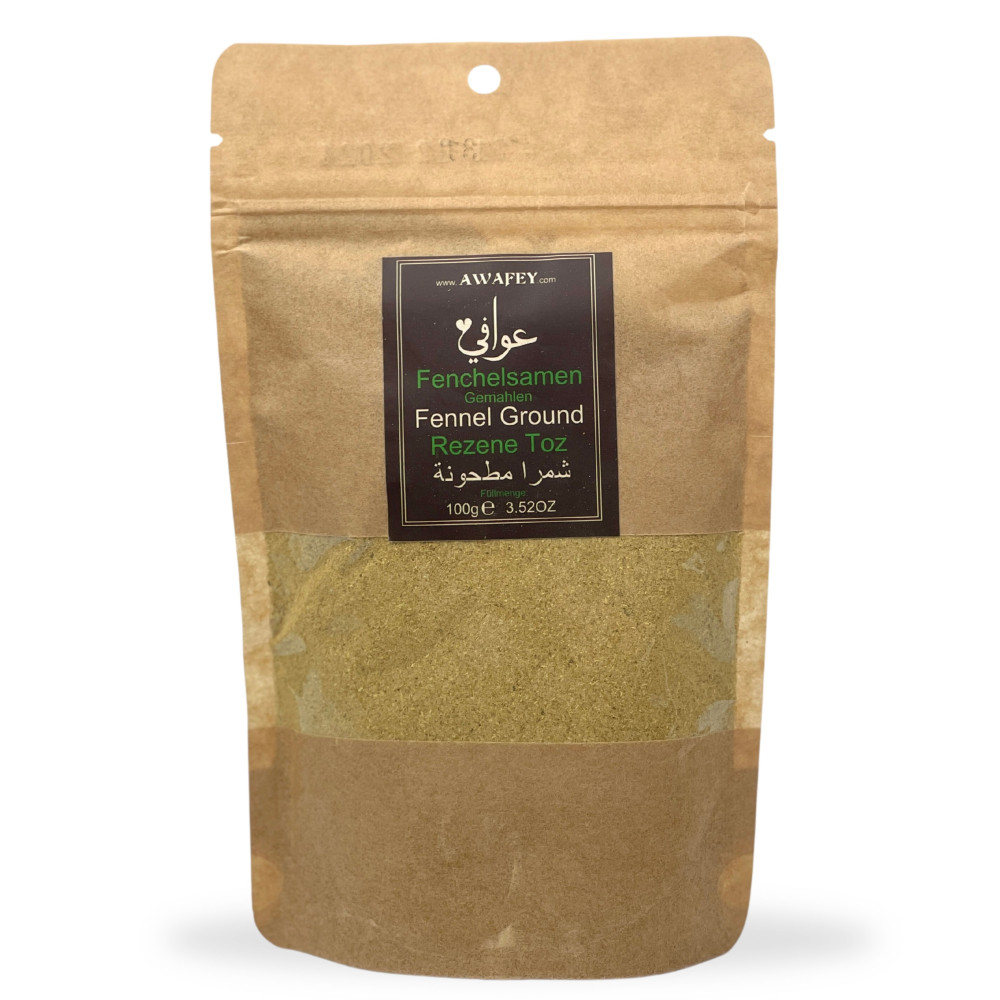 AWAFEY Fenchelsamen Gemahlen 100g 