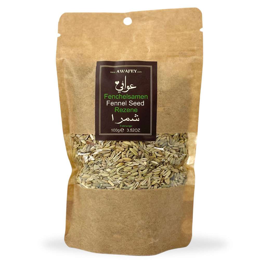 AWAFEY Fenchelsamen Ganz 100g 